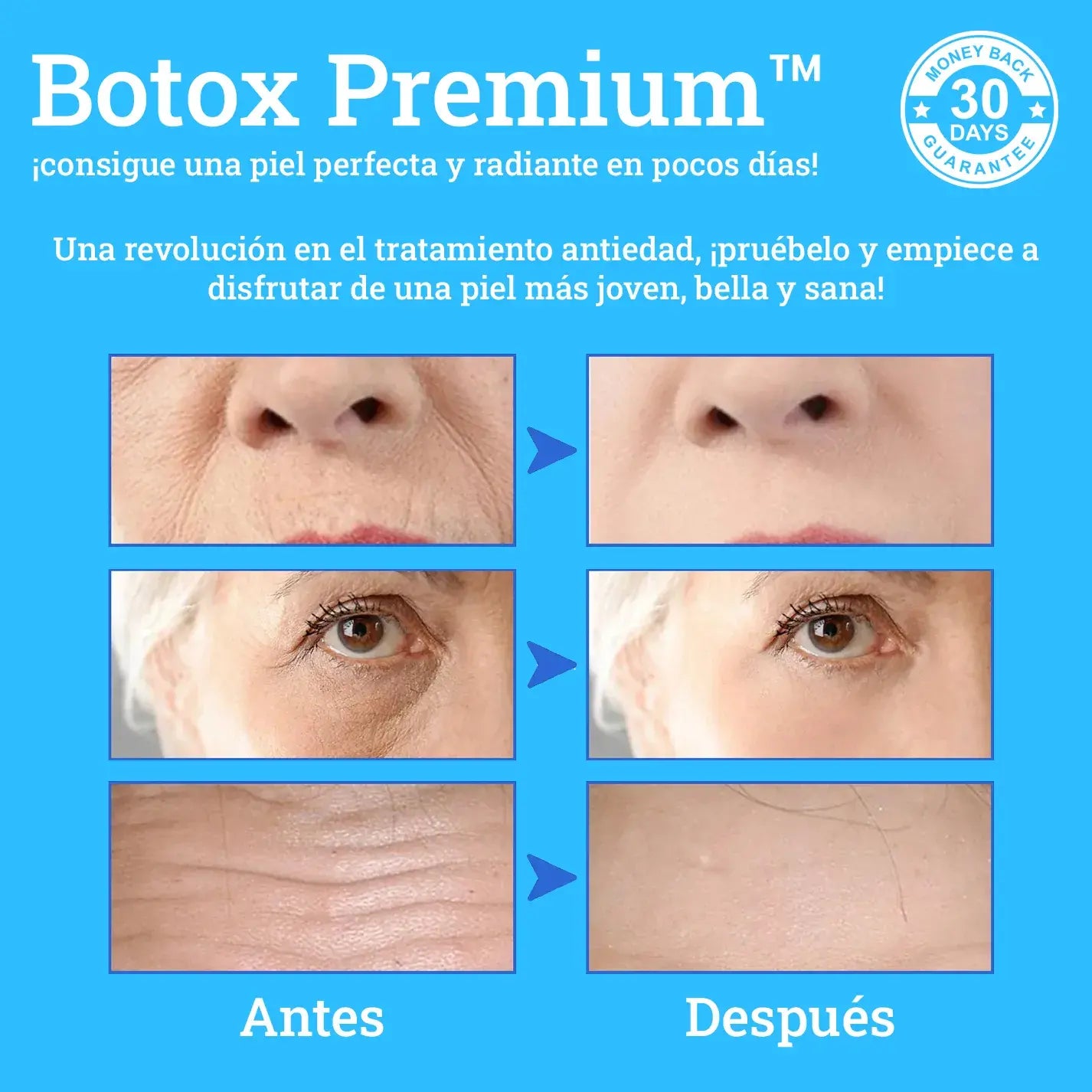 Botox Premium™ - ¡Tensa la piel flácida en un 98% en sólo 24 horas!